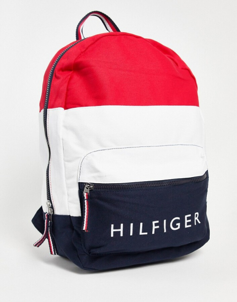 Женский рюкзак Tommy Hilfiger 1159761145 (Синий/Белый/Красный, One Size)