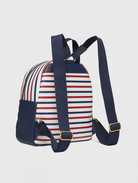 Женский рюкзак Tommy Hilfiger с монограммой 1159767814 (Белый/Синий, One Size)