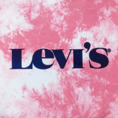 Большой рюкзак Levi's с принтом тай-дай 1159798496 (Розовый, One Size)