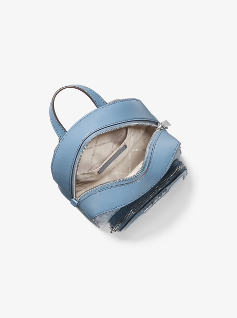 Маленький женский рюкзак Michael Kors 1159805613 (Голубой, One size)