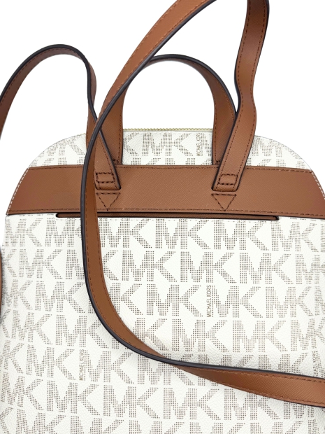 Стильный женский рюкзак Michael Kors с логотипом 1159814176 (Молочный, One size)