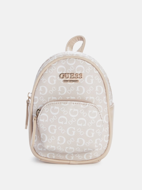 Женский мини-рюкзак через плечо GUESS с логотипом 1159820927 (Бежевый One Size)