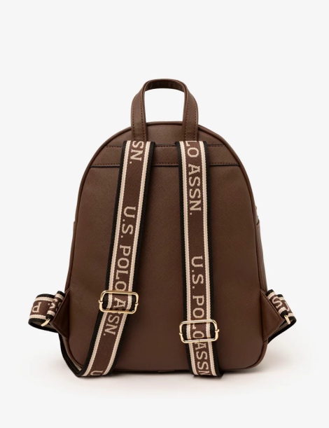 Рюкзак U.S. Polo Assn с логотипом 1159828063 (Коричневый One Size)