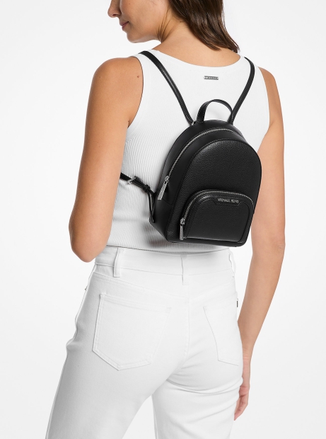 Маленький женский рюкзак Michael Kors из натуральной кожи 1159828649 (Черный One size)