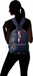 Женский рюкзак Tommy Hilfiger с монограммой 1159765047 (Синий, One Size)