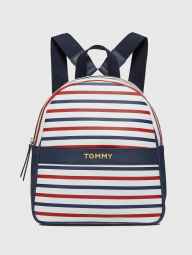 Женский рюкзак Tommy Hilfiger с монограммой 1159767814 (Белый/Синий, One Size)
