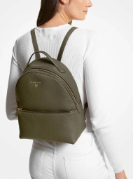 Стильный женский кожаный рюкзак Michael Kors 1159779535 (Зеленый, One size)