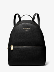 Стильный женский кожаный рюкзак Michael Kors 1159781668 (Черный, One size)