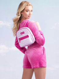Женский рюкзак GUESS с принтом 1159783144 (Розовый, One Size)