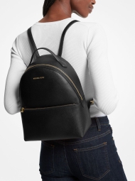 Стильный женский рюкзак Michael Kors из сафьяновой кожи 1159792684 (Черный, One size)