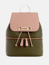 Женский рюкзак GUESS с логотипом 1159794480 (Зеленый, One Size)