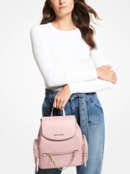 Женский кожаный рюкзак Michael Kors с логотипом 1159795119 (Розовый, One size)