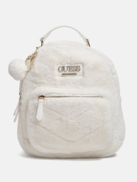 Женский рюкзак GUESS из искусственного меха 1159799807 (Белый, One Size)