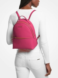 Стильний жіночий рюкзак Michael Kors із сап'янової шкіри 1159800749 (Рожевий, One size)