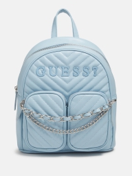 Жіночий рюкзак GUESS з екошкіри 1159801627 (Блакитний, One size)