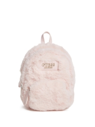 Женский миниатюрный рюкзак GUESS из искусственного меха 1159802155 (Розовый, One Size)