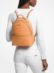 Стильний жіночий рюкзак Michael Kors із сап'янової шкіри 1159802157 (Помаранчевий, One size)