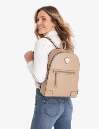 Женский вместительный рюкзак U.S. Polo Assn 1159808804 (Бежевый, One Size)
