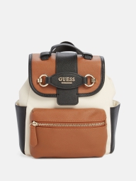 Женский рюкзак GUESS с логотипом 1159809745 (Бежевый, One Size)