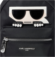 Женский рюкзак Karl Lagerfeld Paris с рисунком 1159815997 (Черный One size)