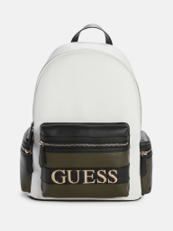 Женский рюкзак GUESS с логотипом 1159818166 (Белый/Зеленый One Size)