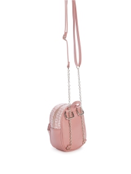 Женский мини-рюкзак через плечо GUESS с логотипом 1159820922 (Розовый One Size)