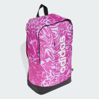 Рюкзак с принтом Adidas на молнии 1159834801 (Розовый One Size)