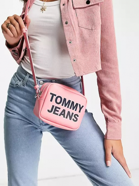 Сумка кросс боди Tommy Jeans от Tommy Hilfiger 1159763183 (Розовый, One size)