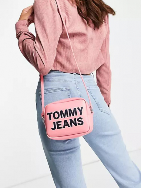 Сумка кросс боди Tommy Jeans от Tommy Hilfiger 1159763183 (Розовый, One size)