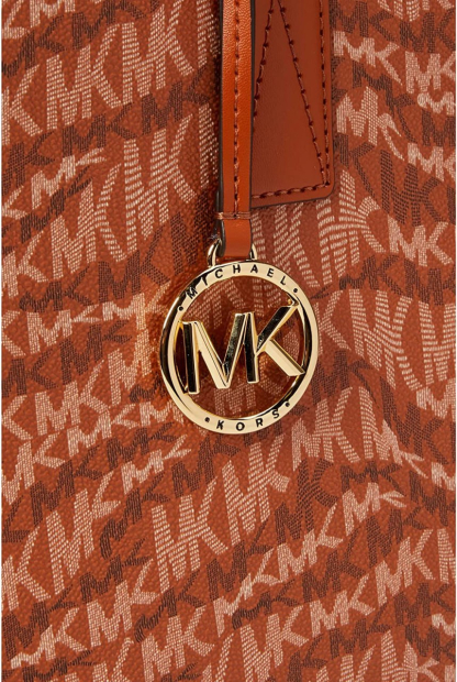 Женская сумка тоут Michael Kors на молнии 1159775593 (Оранжевый, One size)