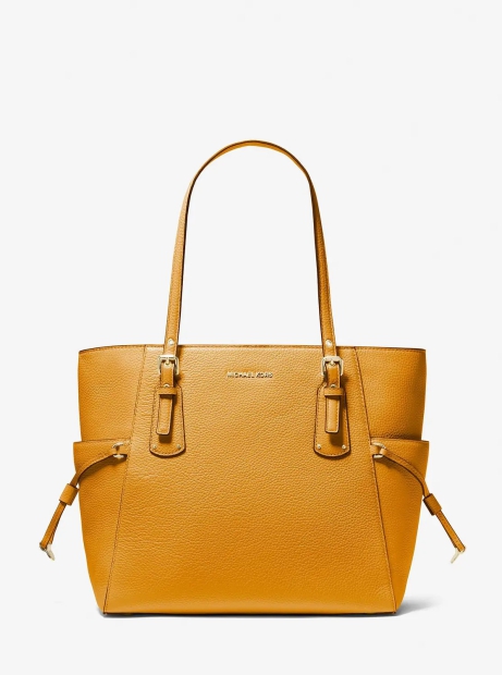 Женская большая сумка тоут Michael Kors из шагреневой кожи 1159796178 (Желтый, One size)