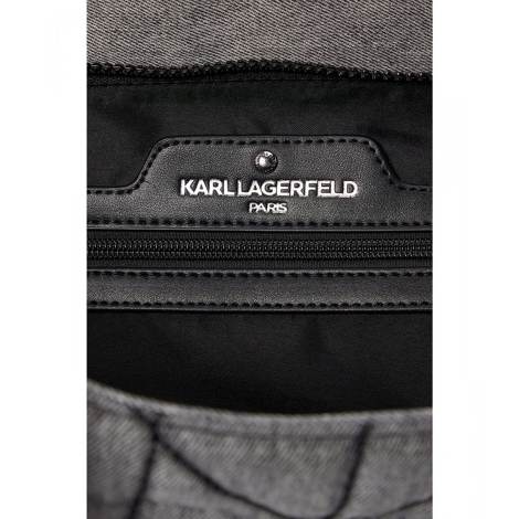 Женская сумка Karl Lagerfeld Paris с логотипом 1159797933 (Серый, One size)