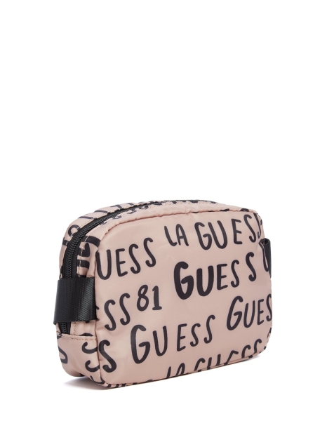 Поясна сумка Guess бананка 1159800872 (Бежевий, One size)