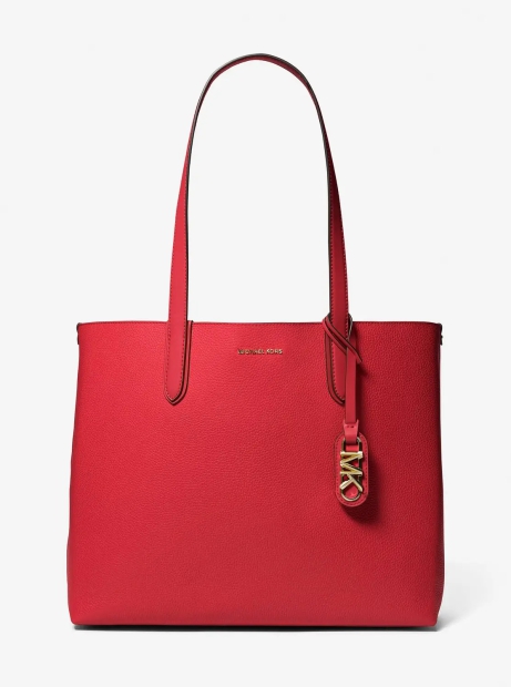Женская большая двусторонняя сумка Michael Kors из шагреневой кожи 1159803982 (Красный, One size)