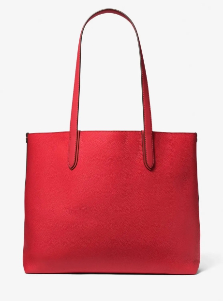 Женская большая двусторонняя сумка Michael Kors из шагреневой кожи 1159803982 (Красный, One size)