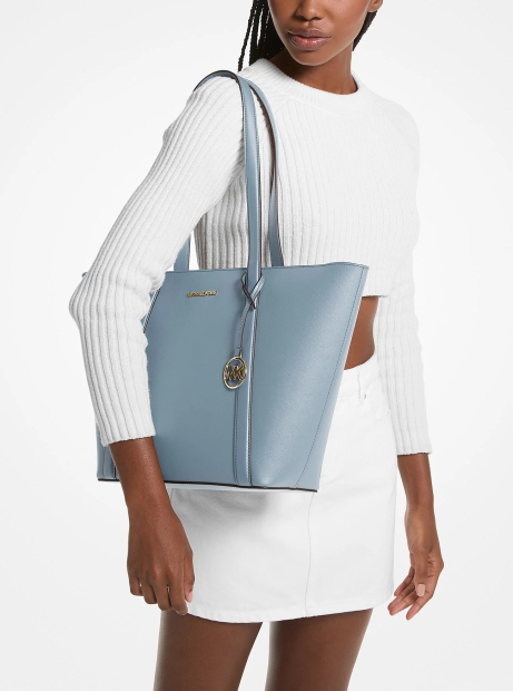 Жіноча сумка Michael Kors на блискавці 1159809181 (Блакитний, One size)