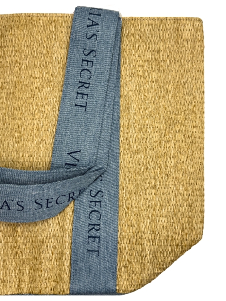 Соломенная женская сумка-шоппер Victoria's Secret на кнопке 1159809378 (Коричневый, One size)
