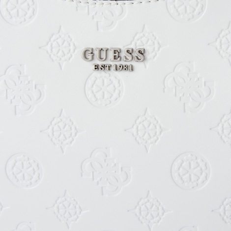 Жіноча сумочка Guess на плече з логотипом 1159810088 (Білий, One size)