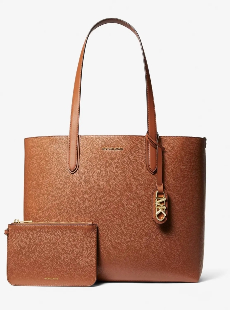 Жіноча велика двостороння сумка Michael Kors шоппер 1159810662 (Коричневий, One size)