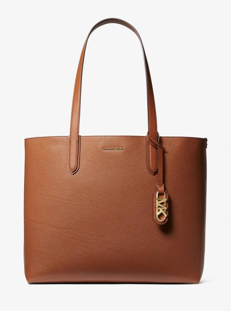 Женская большая двусторонняя сумка Michael Kors шоппер 1159810662 (Коричневый, One size)