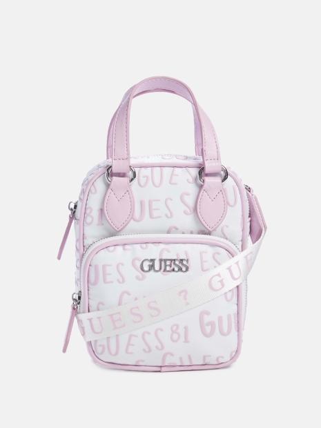 Сумка через плечо Guess с логотипом 1159811718 (Белый, One size)