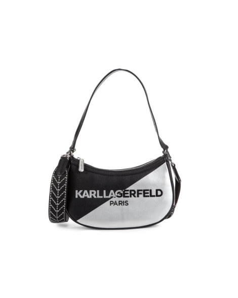 Кожаная сумка через плечо Karl Lagerfeld Paris 1159813187 (Черный, One size)