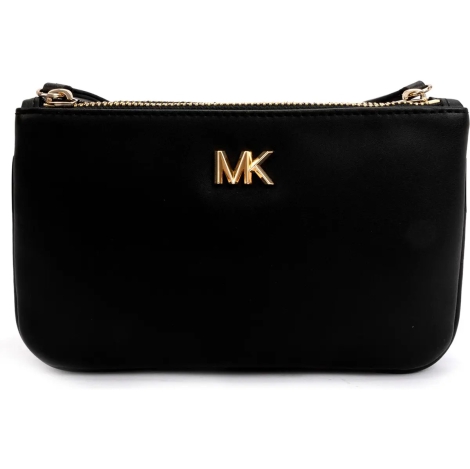 Жіноча поясна шкіряна сумка Michael Kors двостороння 1159814499 (Чорний, One size)