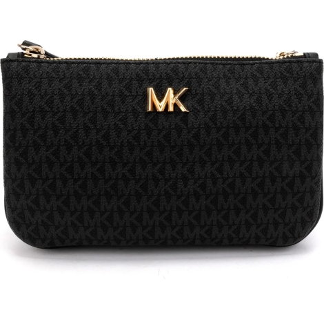 Женская кожаная поясная сумка Michael Kors двухсторонняя 1159814499 (Черный, One size)