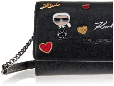 Сумка через плечо Karl Lagerfeld Paris 1159815919 (Черный One size)