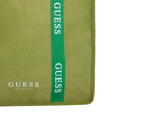 Прочная сумка-шопер Eco GUESS с логотипом 1159817031 (Зеленый One size)