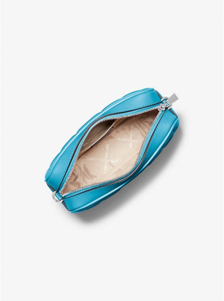 Стильная кожаная сумка Michael Kors кроссбоди 1159820295 (Голубой One size)
