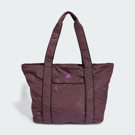 Сумка тоут Adidas Yoga Tote с логотипом спортивная 1159821725 (Фиолетовый One Size)