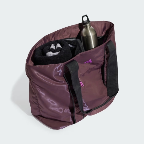 Сумка тоут Adidas Yoga Tote с логотипом спортивная 1159821725 (Фиолетовый One Size)