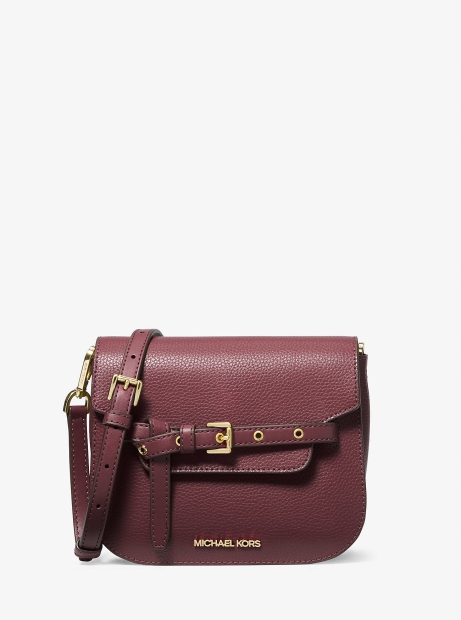 Женская кожаная сумка кроссбоди Michael Kors 1159822046 (Бордовый One size)